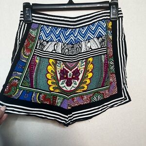Patterned Mini Shorts from Anthropologie